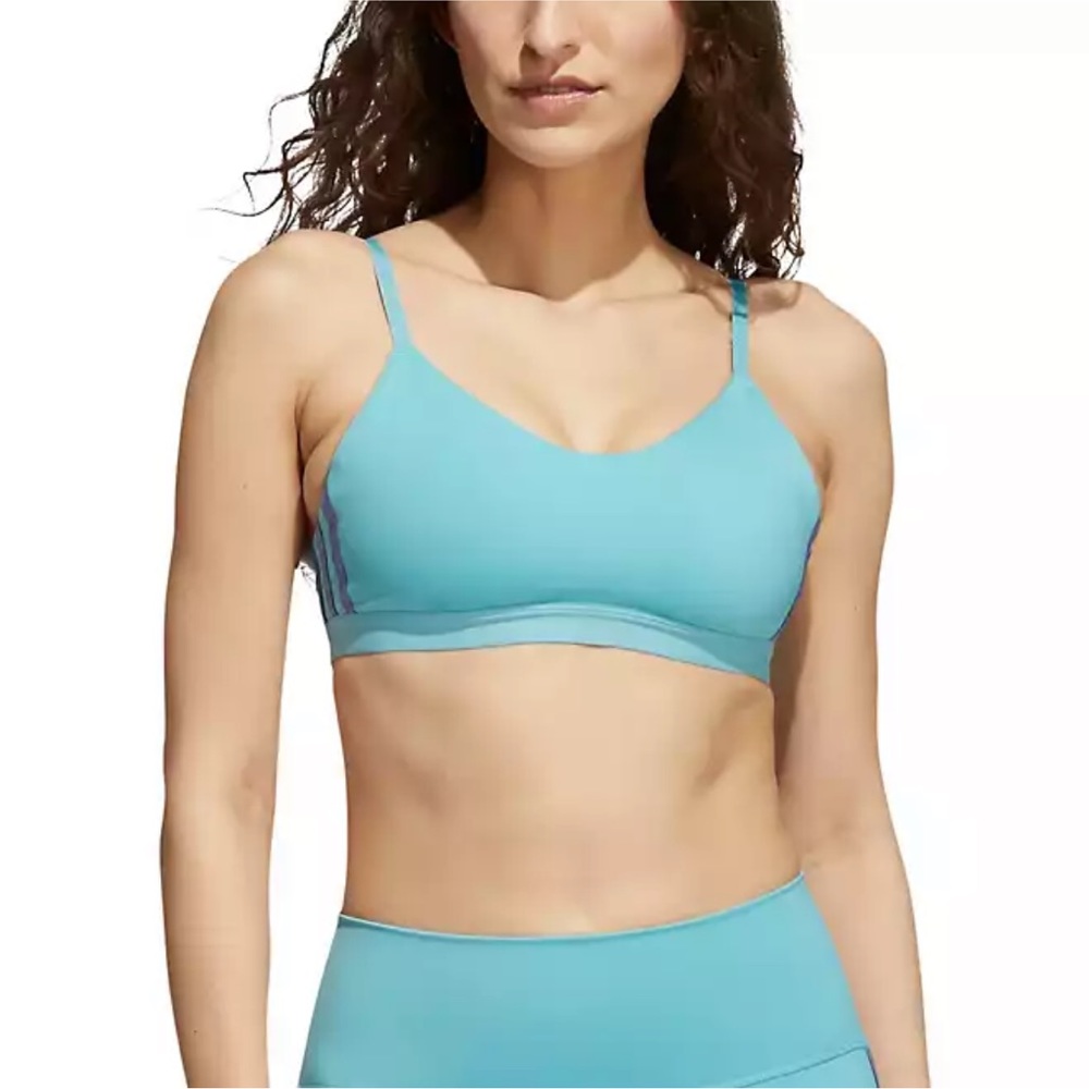 adidas Women's All Me 3-Stripes Sports Bra NWT, XS